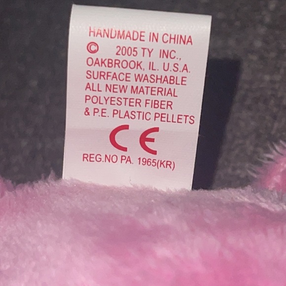 TY Magenta Blues Clues pink DOG Beanie Babies plush stuffed Animal NWT - Picture 10 of 10